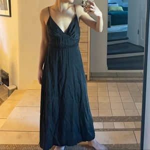 Zimmerman black silky maxi dress size 1